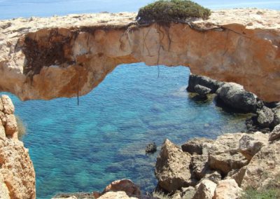 cape greco, arch, scenery, stunning, view