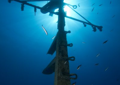 wrecks mast, constandis, limassol, PADI Specialty